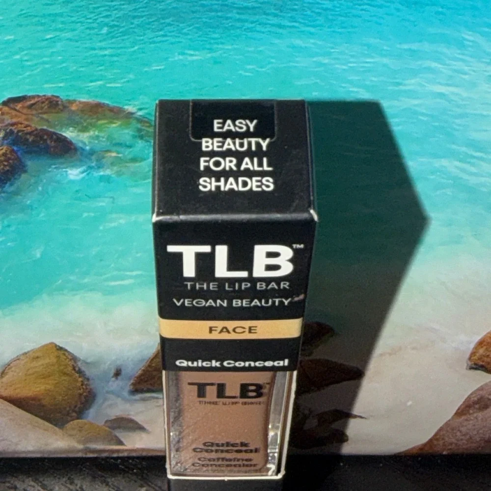 TLB The Lip Bar Quick Conceal Concealer Caramel 1.0 Vegan New